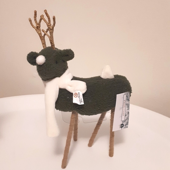 Set of 3 Holiday decoration fabric deer - Picture 6 of 8